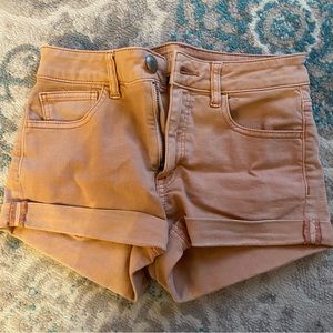 American eagle shorts super super stretch high rise shortie